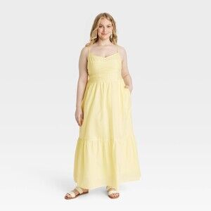 Universal Thread Yellow Maxi Dress (NWT)
